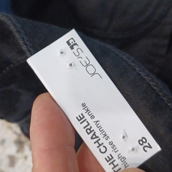 NWT JOES JEANS THE CHARLIE HIGH RISE SKINNY ANKLE IN PANTHER $188 - Picture 10 of 10